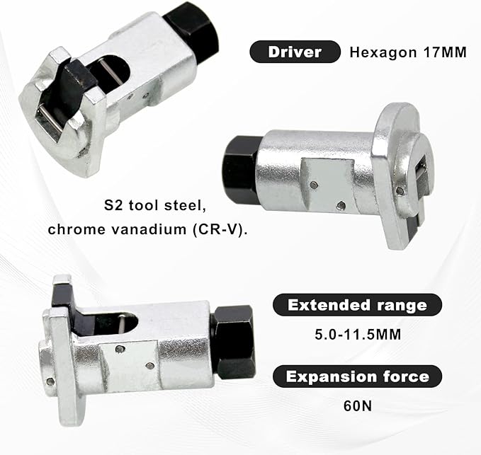 Socket for shock absorber removal - tool for strut spreader