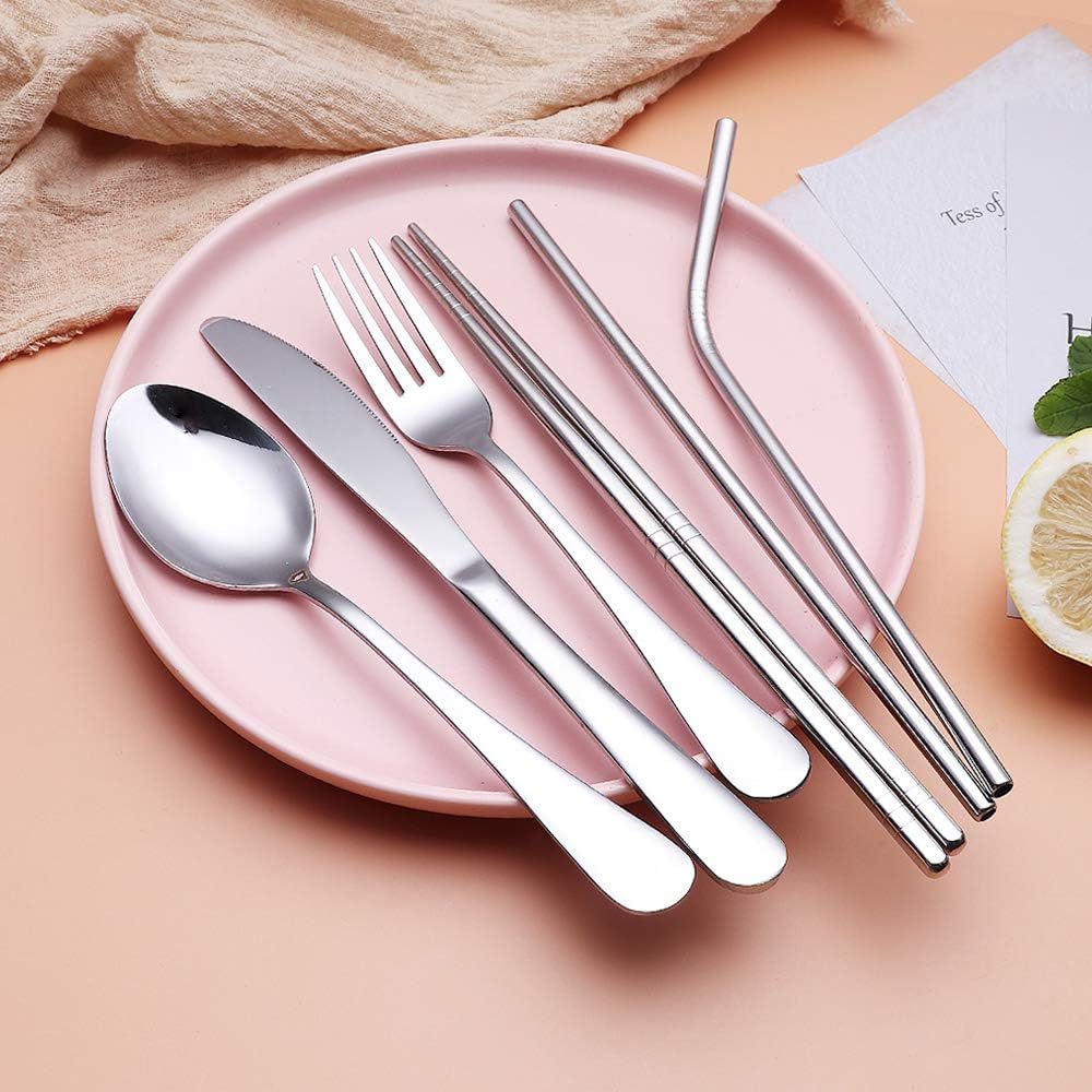Cutlery Set GoCutlery | 4-piece for on the go | Stainless Steel & BPA-free | With Transport Case