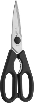 Chef's Knife Scissors - Premium Stainless Steel Blades - Ideal for Cutting Herbs, Poultry, and Other Kitchen Tasks - Ergonomic Handles for Comfortable Grip and Precision - Multifunctional and Durable