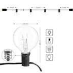 Royaleva Outdoor Dimmable String Lights - 20 ft LED Ambient Lighting
