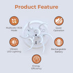 LED Mood Lamp | Lifelike Jellyfish Light for Bedroom