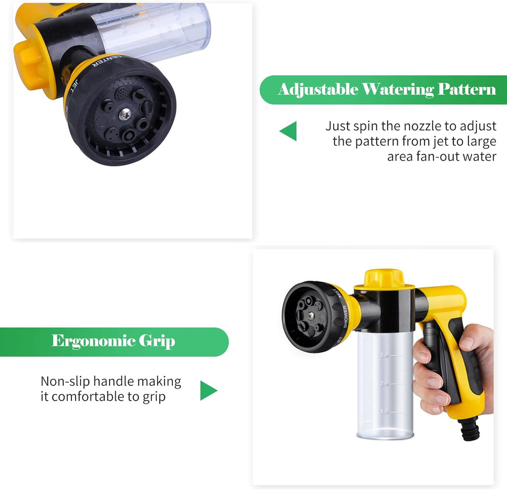 High Pressure Foam Sprayer Nozzle for Car Wash & Garden Use