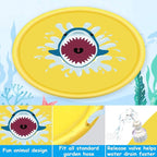 Shark Splash Sprinkler Mat for Kids – Inflatable Water Mat