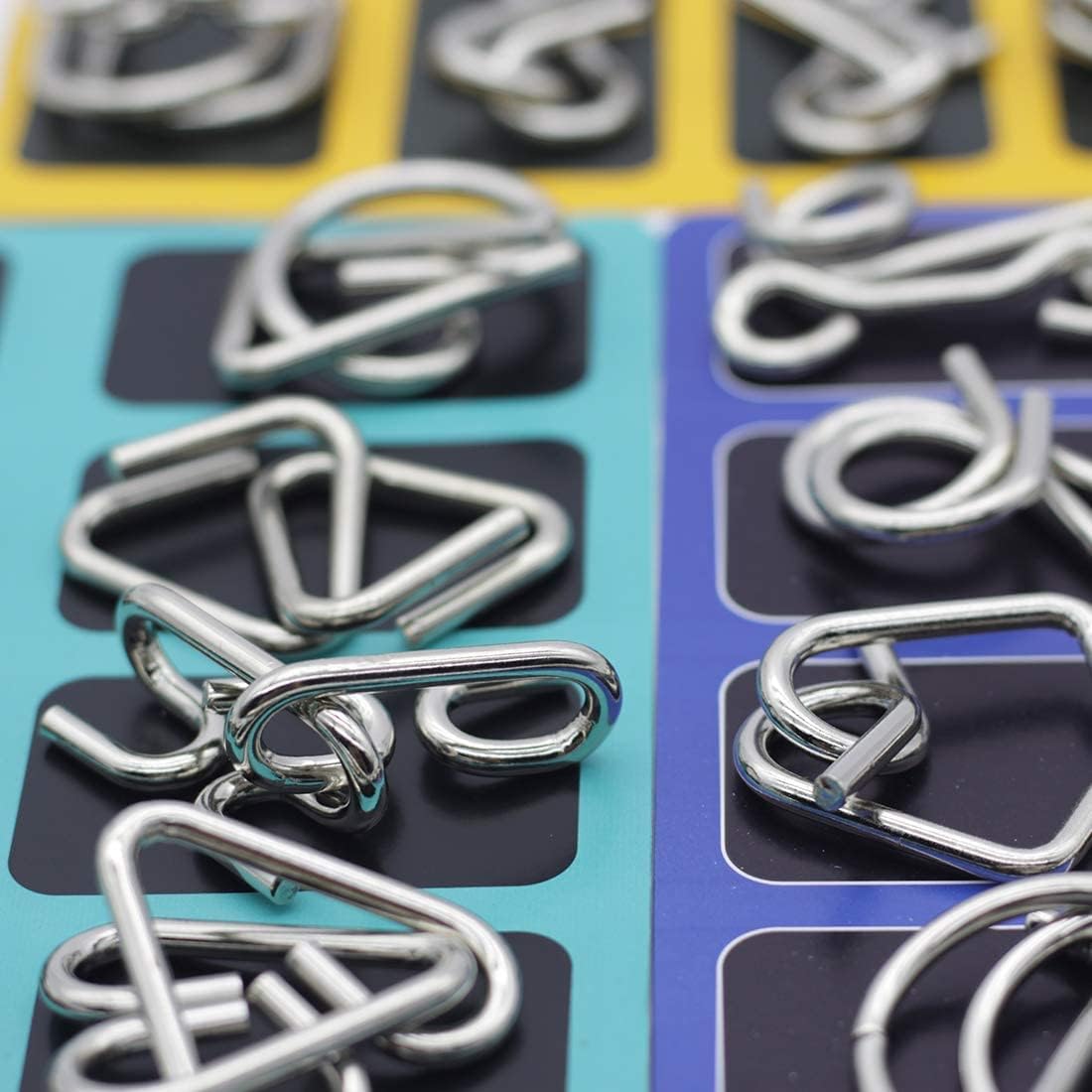 Metal Puzzle Ring Set