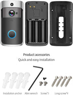 Wireless HD WiFi Video Doorbell | Night Vision, Two-Way Intercom & Motion Alerts for Home Security