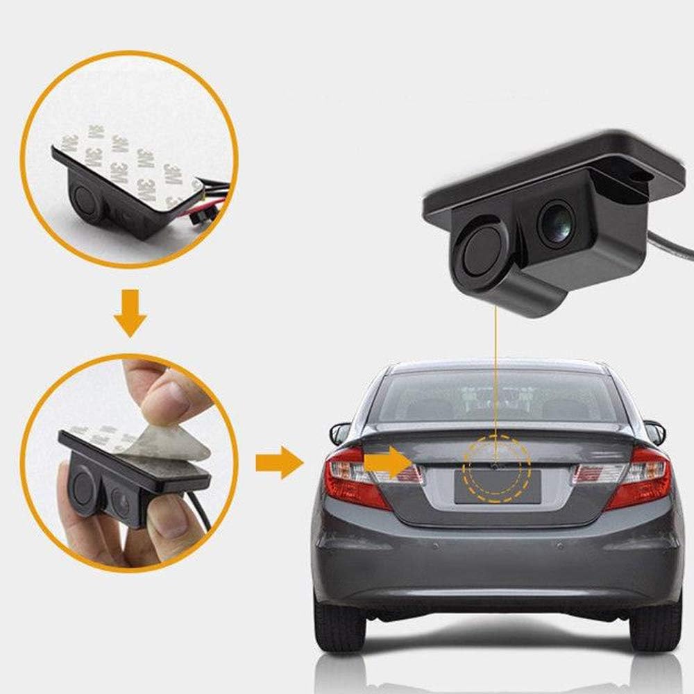 Car Rear View Camera with Parking Sensor 2-in-1 – SafePark
