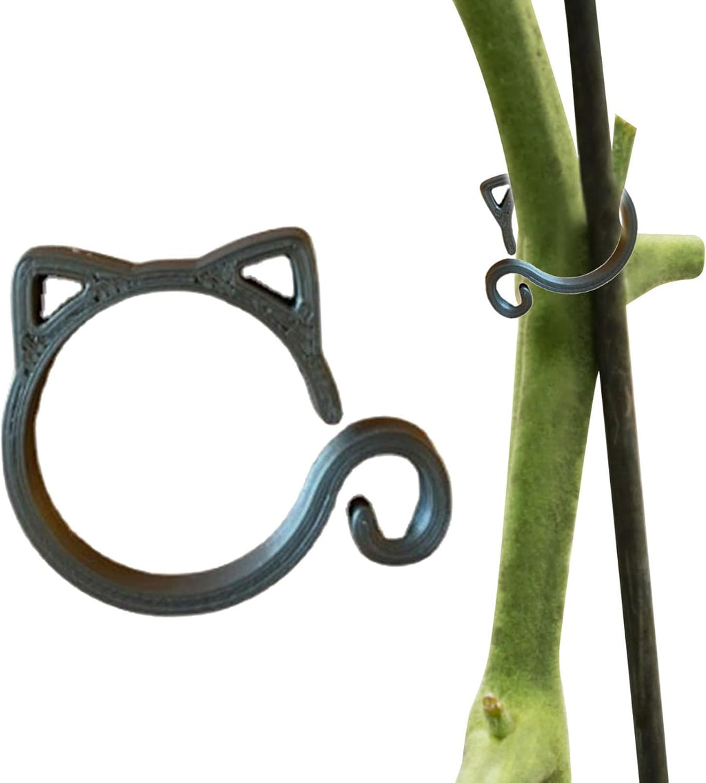 Cat-shaped Plant Clip – Cute Plant Support for Garden and House Plants