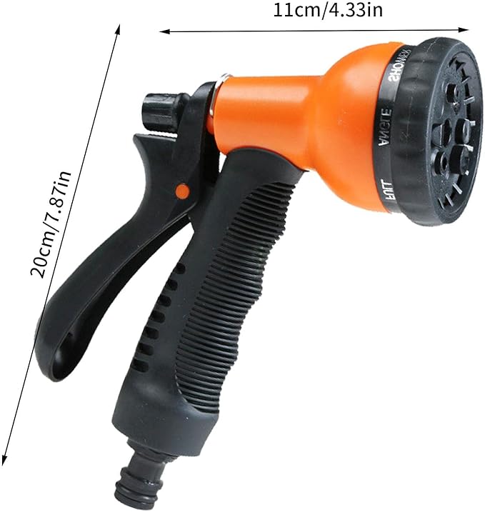 Garden Hose Gun with 7 Functions – Flexible Watering Nozzle for Garden Plants