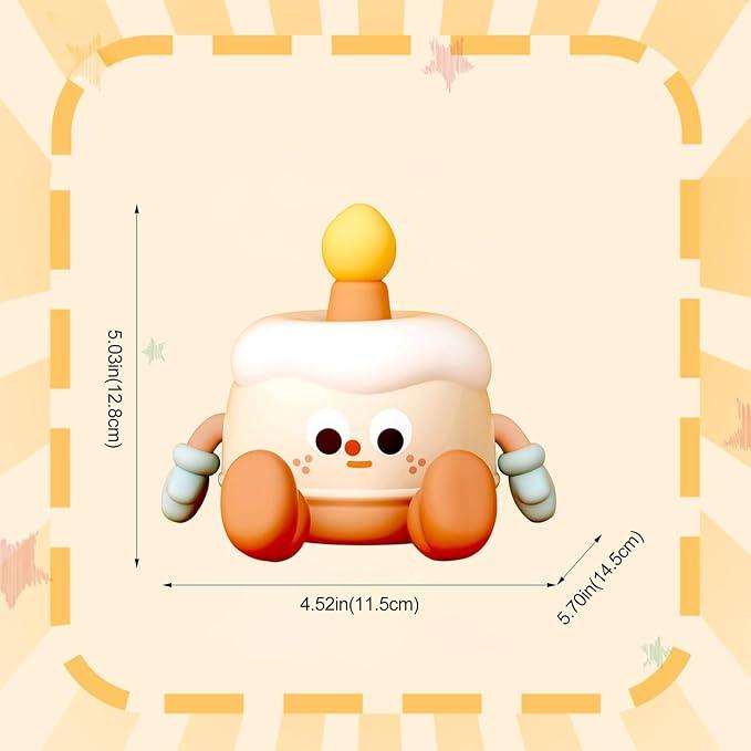 Cute Birthday Cake Night Light