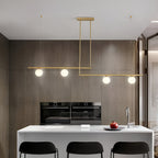 Nordic Glass Linear Luxury Pendant Lamp