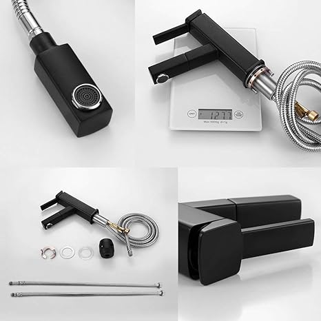 Extendable One-Hand Bath Water Faucet