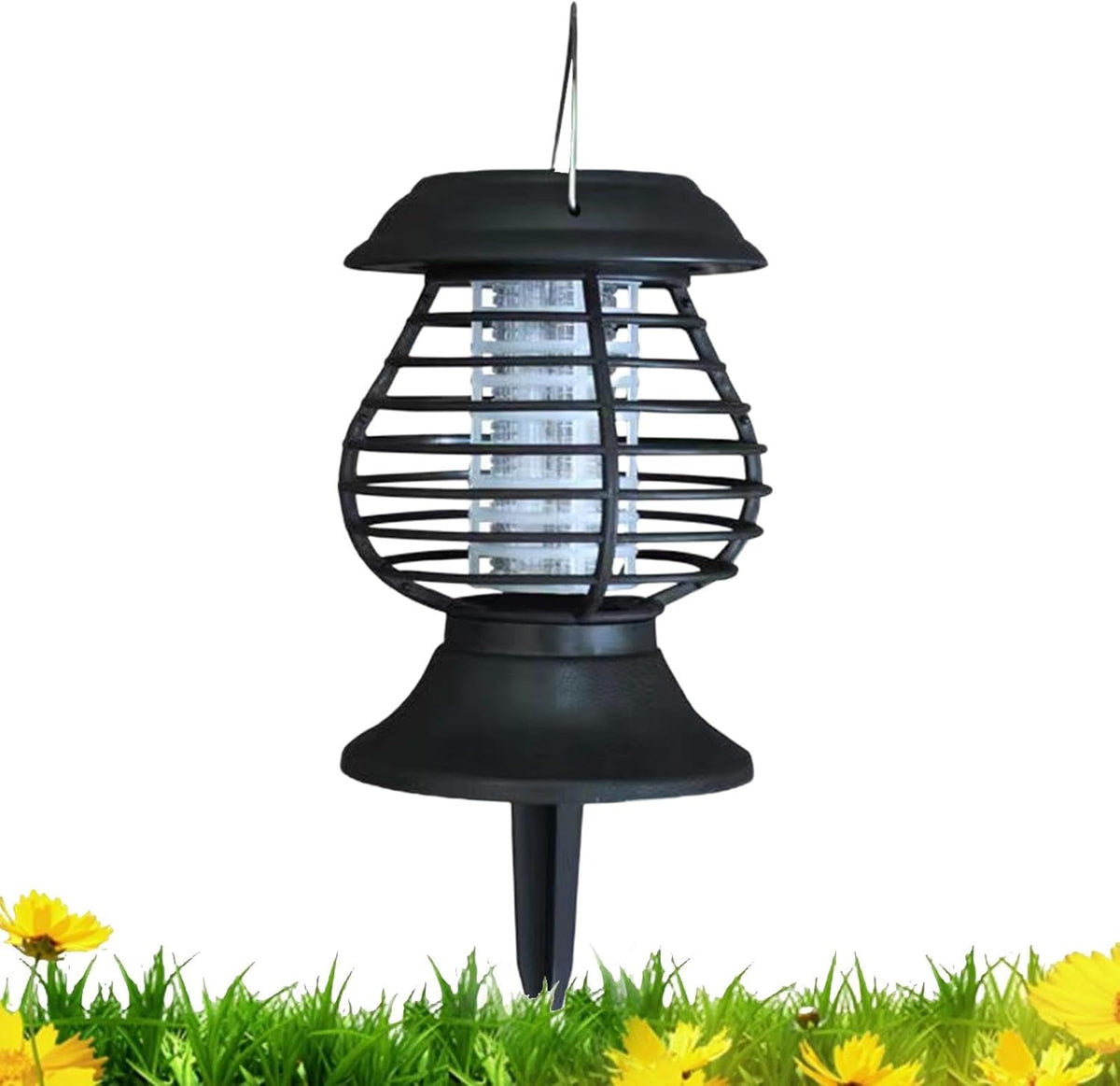 Solar Insect Defense Lamp with LED Light – Effective Mosquito Control for the Garden