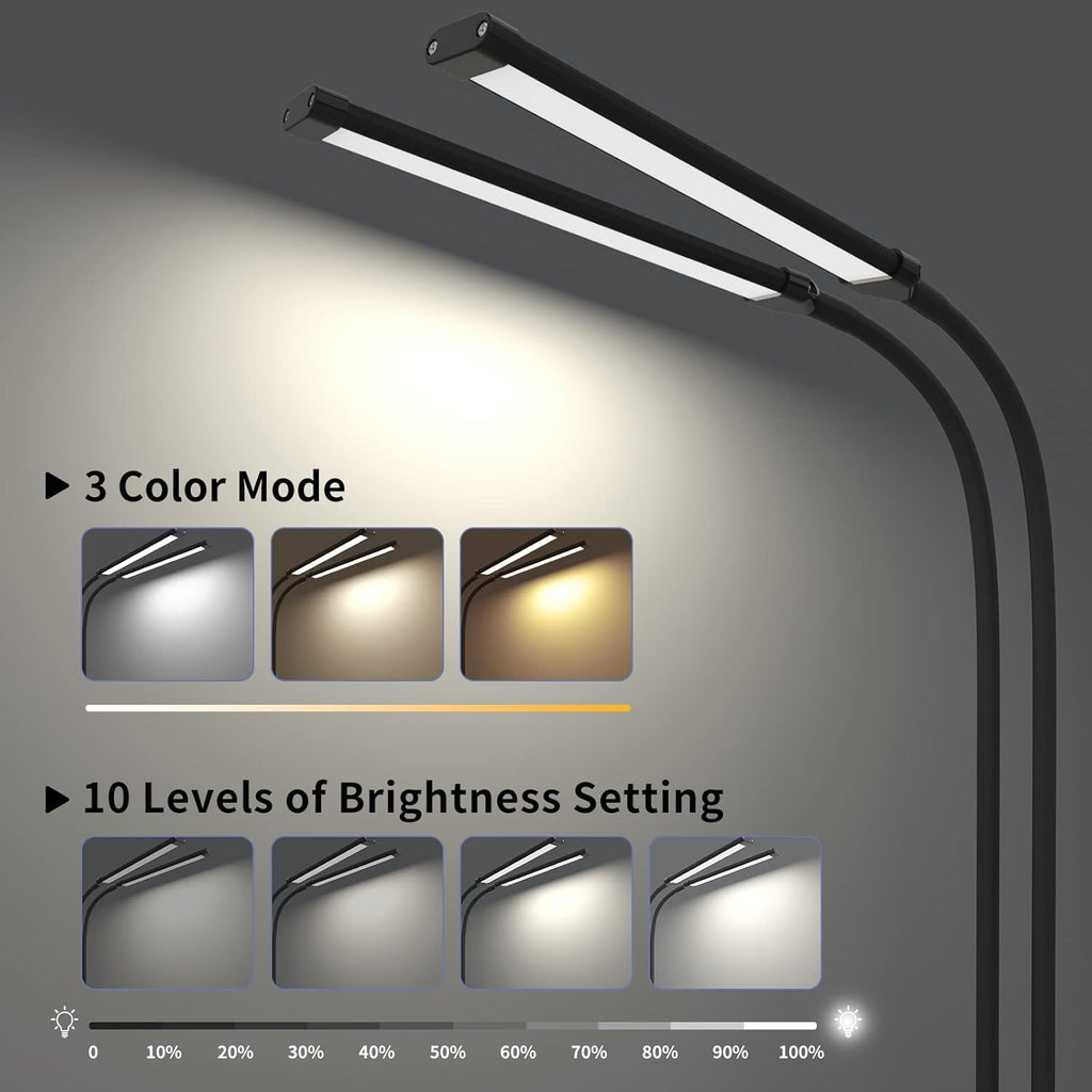 77 LED Desk Clamp Lamp with 70cm Flexible Gooseneck – Ravien
