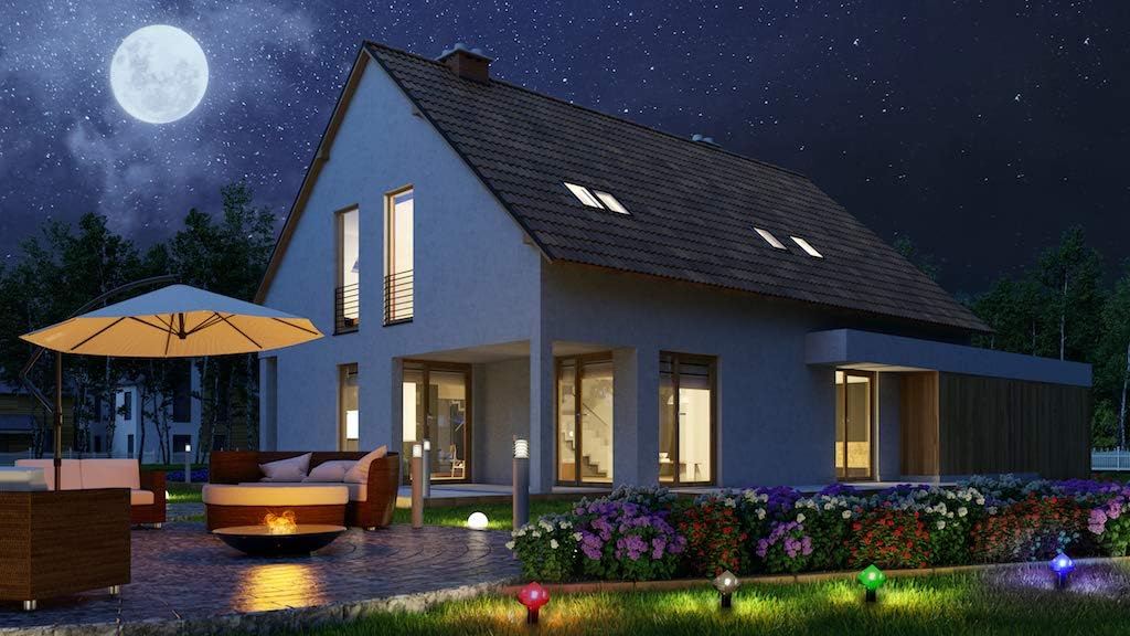 Solar-powered animal repeller for garden and yard – Environmentally friendly protection against mice and rodents