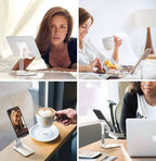 Folding Phone and Tablet Stand with Adjustable Height and Angle