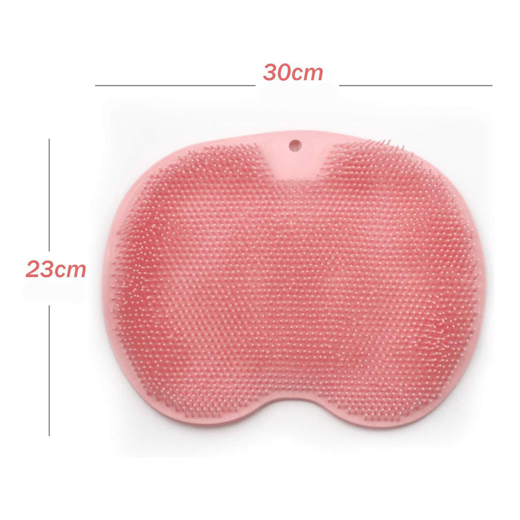 Foot and back scrubber massage cushion