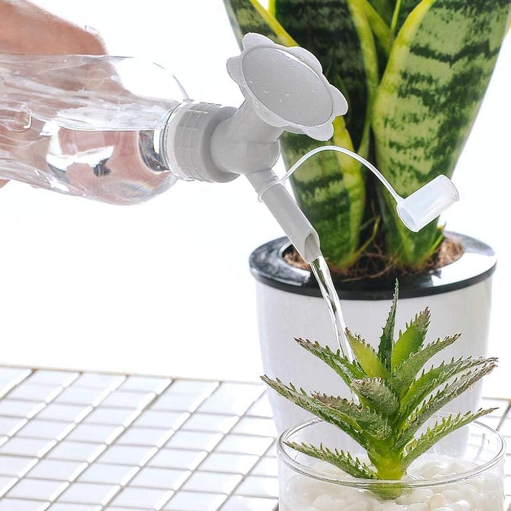 2-in-1 Double Cap Bottle Spray Nozzle – Mini Spray Head for Garden Irrigation