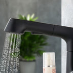 Industrial Style Wide Water Taps Lever Handles Taps for Bathroom