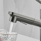 Contemporary Container Faucet Lever Handles Low Arc Copper Container Faucet