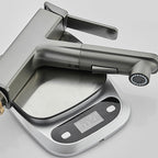 Contemporary Container Faucet Lever Handles Low Arc Copper Container Faucet