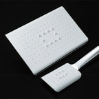 Rectangular Fixed Shower Head Traditional Ceiling Mounted Shower Head