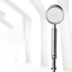 Round Shape Handheld Showerhead Traditional Metal Wall Mounted Handheld Shower