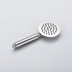 Home Round Dual Shower Heads Modern Style Wall Mounted Metal Dual Shower