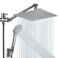Square Shape Double Shower Heads Modern Home Metal Double Shower Heads