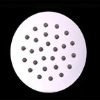 Metal Fixed Shower Head Modern Bathroom Ceiling Mount Shower Head