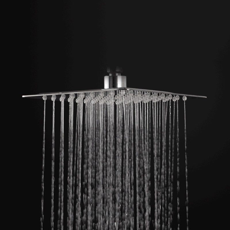 Metal Fixed Shower Head Modern Bathroom Ceiling Mount Shower Head