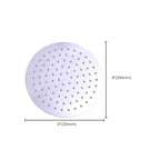 Metal Fixed Shower Head Modern Bathroom Ceiling Mount Shower Head