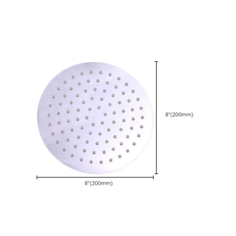 Metal Fixed Shower Head Modern Bathroom Ceiling Mount Shower Head