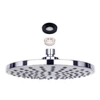 Round Dual Shower Heads Traditional Style Wall Mounted Dual Shower