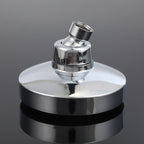 Round Fixed Shower Head Traditional Style Metal 5-Inch Fixed Shower Head