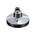 Round Fixed Shower Head Traditional Style Metal 5-Inch Fixed Shower Head