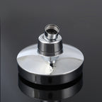 Round Fixed Shower Head Traditional Style Metal 5-Inch Fixed Shower Head