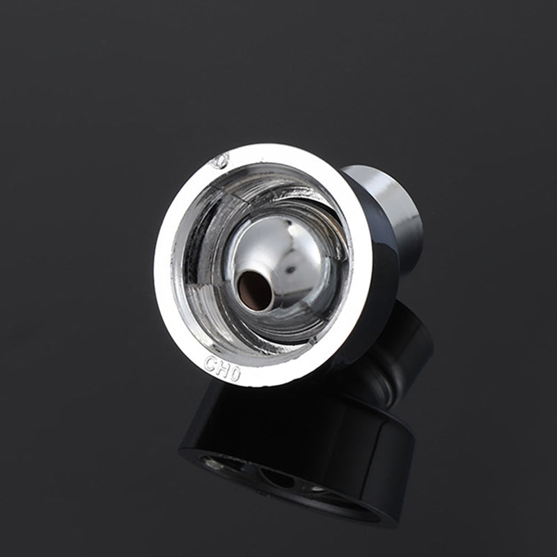 Round Fixed Shower Head Traditional Style Metal 5-Inch Fixed Shower Head