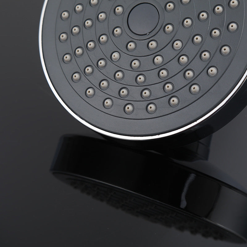Round Fixed Shower Head Traditional Style Metal 5-Inch Fixed Shower Head