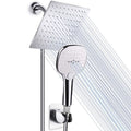 Traditional Dual Showerhead Square Wall-Mounted Dual Shower