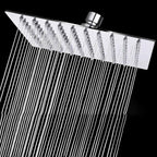 Traditional Dual Showerhead Square Wall-Mounted Dual Shower