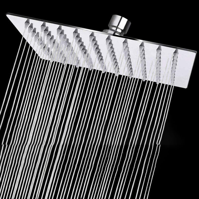 Traditional Dual Showerhead Square Wall-Mounted Dual Shower