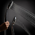 Round Handheld Showerhead Modern Style Hand Shower for Home