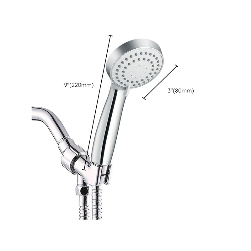 Round Handheld Showerhead Modern Style Hand Shower for Home