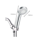 Round Handheld Showerhead Modern Style Hand Shower for Home