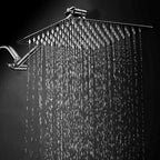 Wall Mounted Fixed Shower Head Modern Style Metal Shower Head