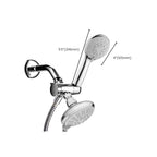 Wall-mounted Dual Shower Traditional Round Dual Shower Heads