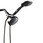 Traditional Dual Shower Heads Home Metal Round Shape Dual Shower