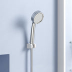 Modern Style Round Handheld Shower Bathroom Metal Wall-Mounted Hand Shower