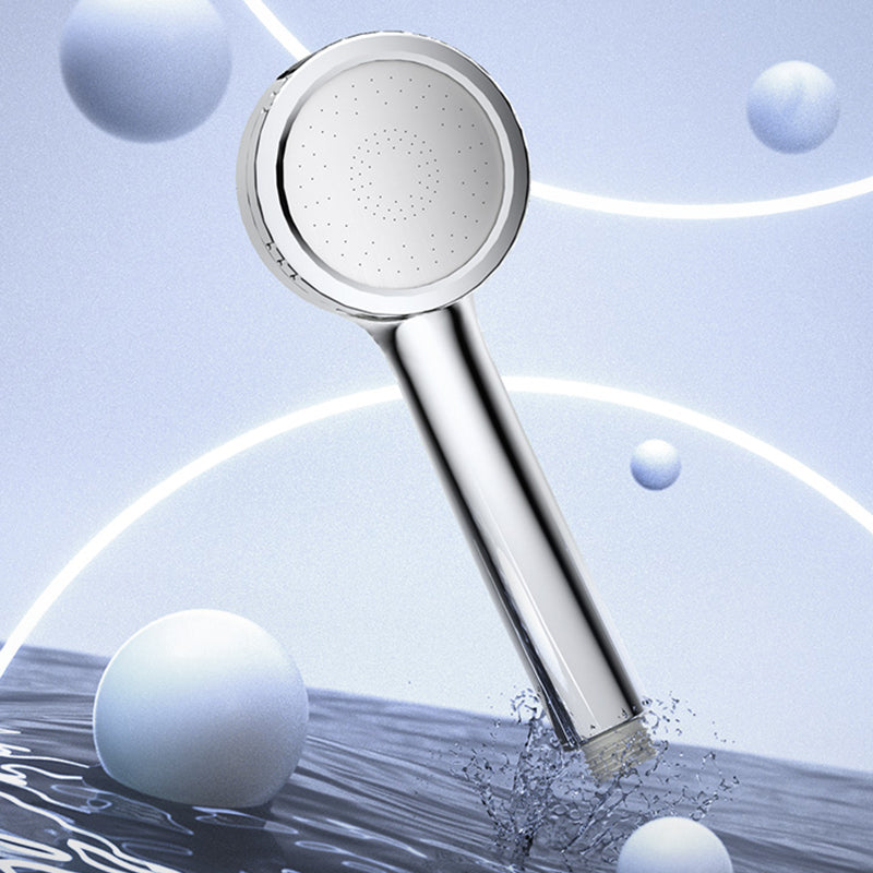 Modern Style Round Handheld Shower Bathroom Metal Wall-Mounted Hand Shower