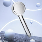 Modern Style Round Handheld Shower Bathroom Metal Wall-Mounted Hand Shower